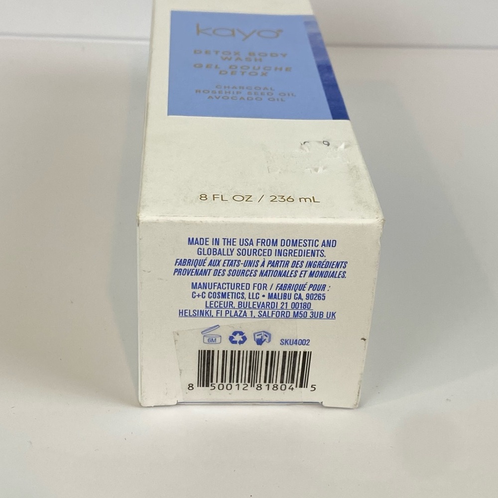 Kayo Detox Body Wash, Detoxifying Bamboo Charcoal Acne Body Wash New - Picture 5 of 6
